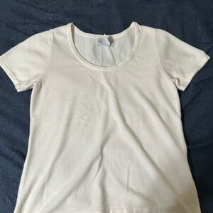 Jaclyn Smith Ivory Knit Top